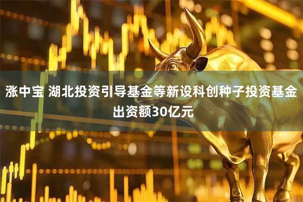 涨中宝 湖北投资引导基金等新设科创种子投资基金 出资额30亿元